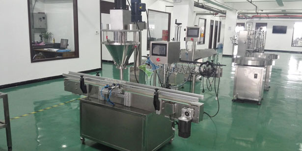 全自動(dòng)粉劑灌裝機(jī),粉劑灌裝封罐機(jī)