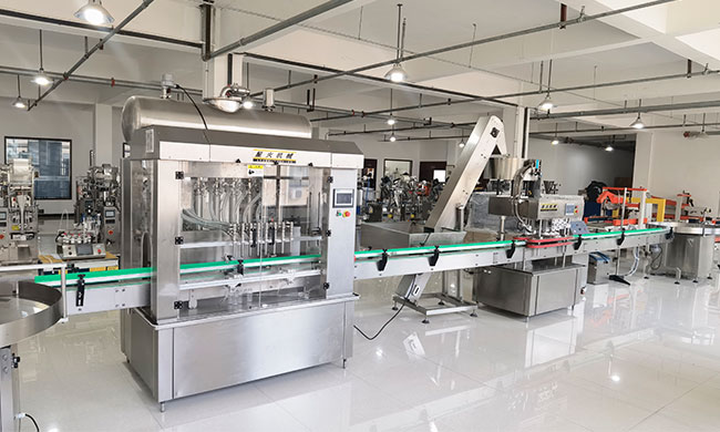 全自動(dòng)果汁果醬灌裝機(jī)生產(chǎn)線