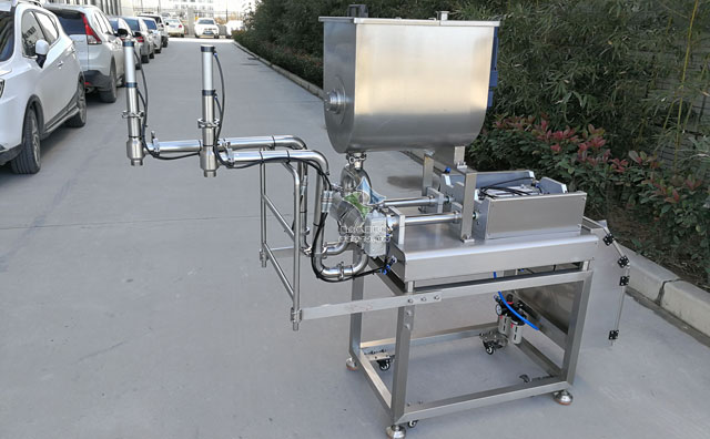 雙頭臥式醬料灌裝機(jī)