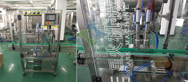 全自動雙頭醬料灌裝機(jī)